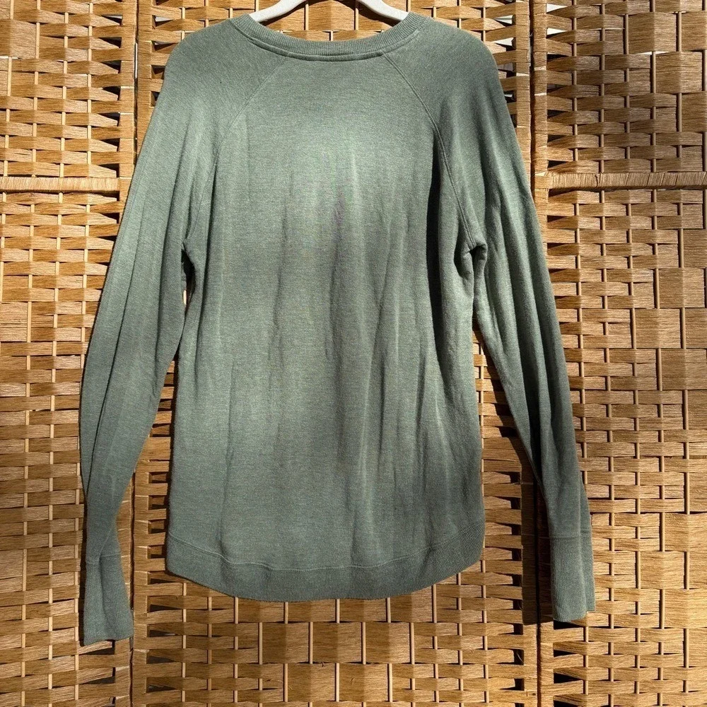 Athleta Green Sweater Women's Small TALL - Picture 6 of 6